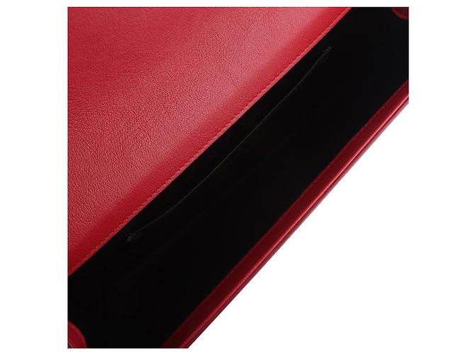 Saint Laurent Bolso de mano Monogram Belle Du Jour Roja - vista 7