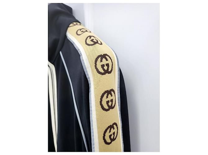 Gucci Oversized Technical Jersey Jacke Silber - Ansicht 3
