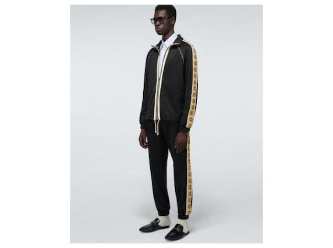 Gucci Oversized Technical Jersey Jacke Silber - Ansicht 6