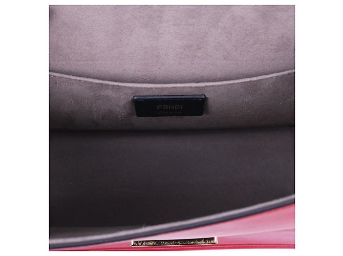 Fendi Borsa a Spalla Logo Can Eye Red Rosso - vista 11