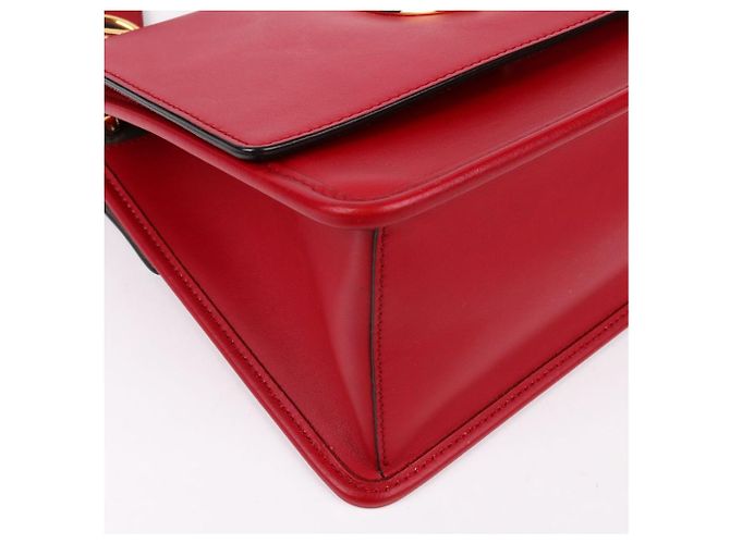 Fendi Borsa a Spalla Logo Can Eye Red Rosso - vista 9
