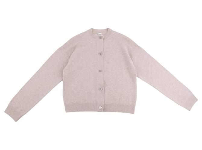 Hermès Langarm-Kaschmir-Cardigan für Damen Braun - Ansicht 10