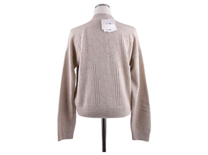 Hermès Langarm-Kaschmir-Cardigan für Damen Braun - Ansicht 16