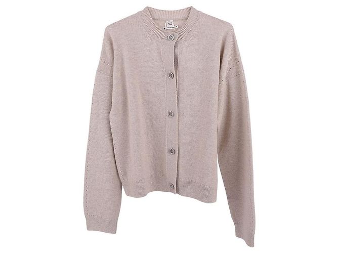 Hermès Langarm-Kaschmir-Cardigan für Damen Braun - Ansicht 3