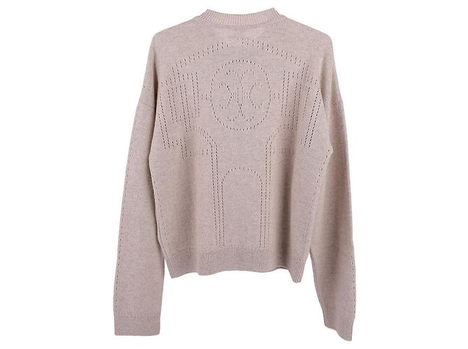 Hermès Langarm-Kaschmir-Cardigan für Damen Braun - Ansicht 4