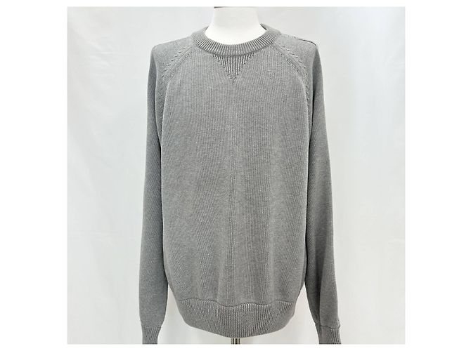 Dior Oblique Insert Knit Grey Brown - view 2