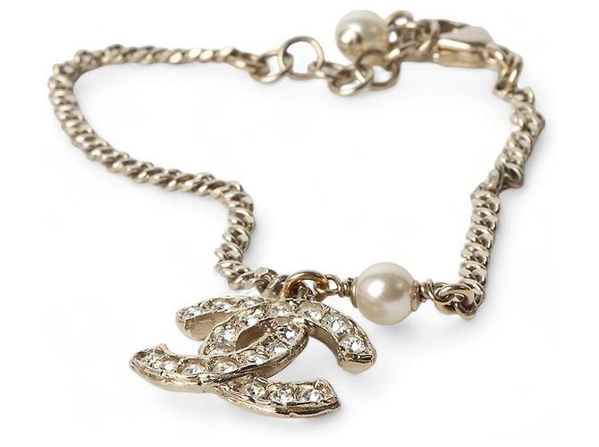 Chanel Bracciale CC Logo in cristallo Multicolore - vista 2