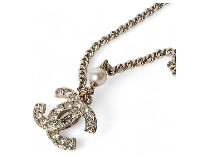 Chanel Bracciale CC Logo in cristallo Multicolore - vista 3