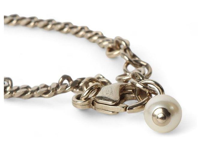 Chanel Bracciale CC Logo in cristallo Multicolore - vista 4