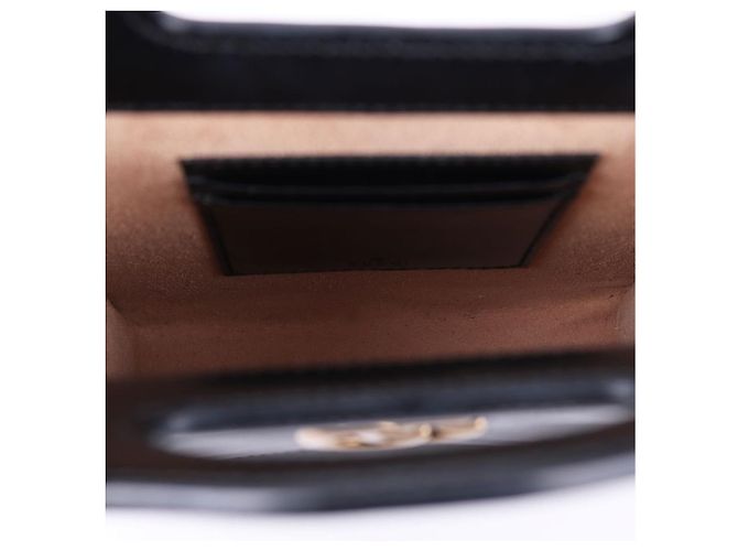 Gucci Mini borsa a tracolla con catena Matelassé Black Nero - vista 12