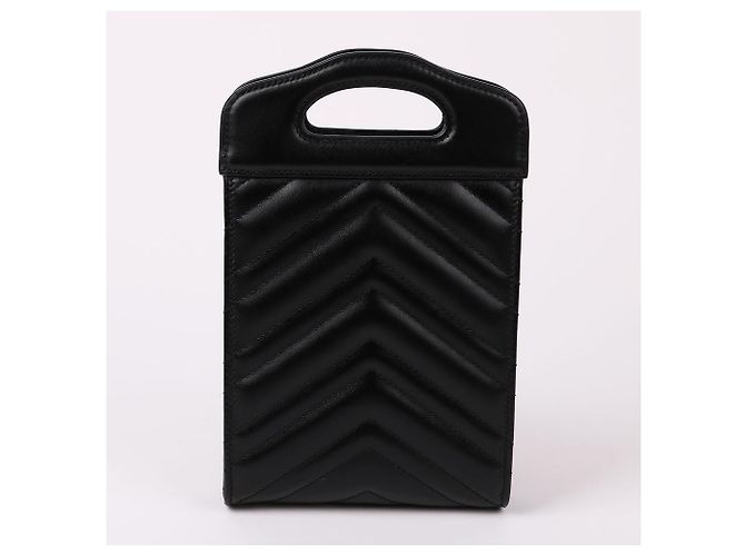 Gucci Mini borsa a tracolla con catena Matelassé Black Nero - vista 5