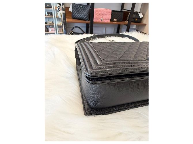 Chanel Borsa Boy Large Caviar Series Multicolore - vista 10