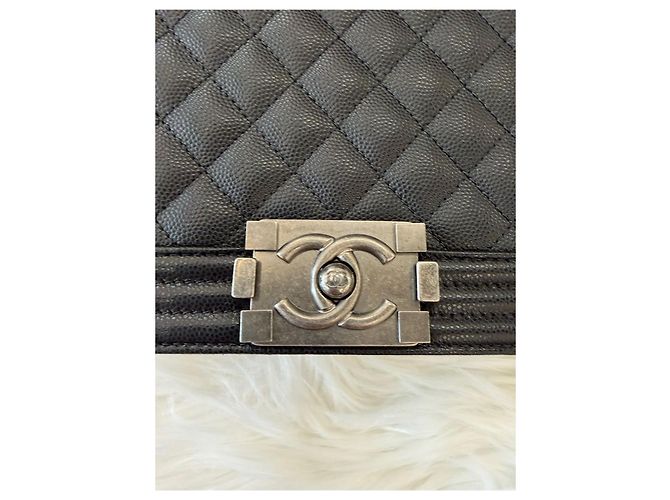 Chanel Borsa Boy Large Caviar Series Multicolore - vista 12