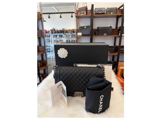 Chanel Borsa Boy Large Caviar Series Multicolore - vista 2