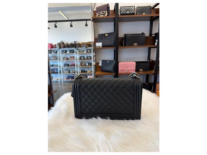 Chanel Borsa Boy Large Caviar Series Multicolore - vista 6