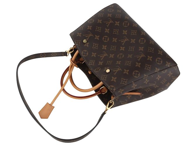 Louis Vuitton Monogram Montagne MM Schultertasche Schwarz - Ansicht 4