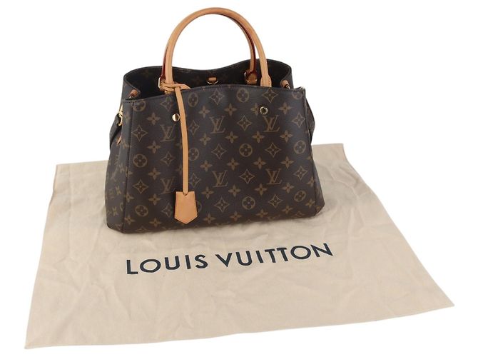 Louis Vuitton Monogram Montagne MM Schultertasche Schwarz - Ansicht 8