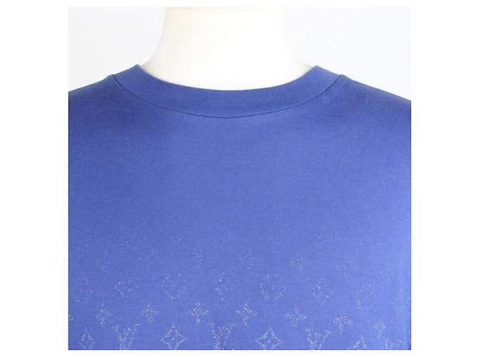 Louis Vuitton Monogram Gradient Kurzarm-T-Shirt Blau - Ansicht 5