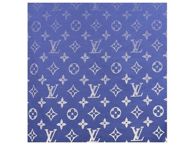 Louis Vuitton Monogram Gradient Kurzarm-T-Shirt Blau - Ansicht 7