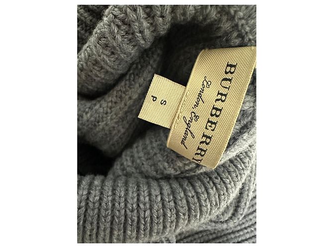 Burberry Cuello alto con panel de bufanda de lana Archive - vista 5
