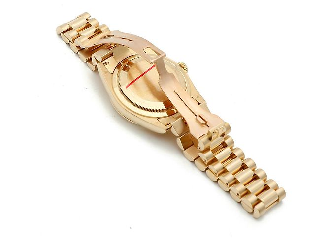 Rolex Orologio Datejust da uomo in oro con diamanti originali Giallo - vista 16