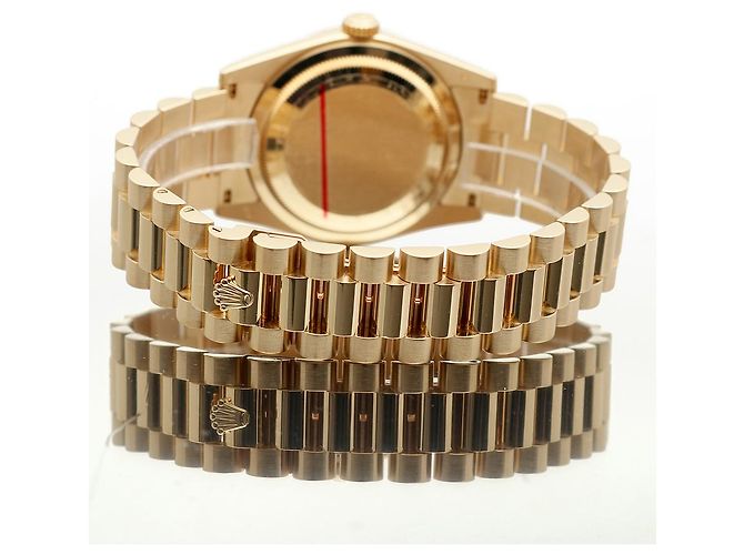 Rolex Orologio Datejust da uomo in oro con diamanti originali Giallo - vista 21
