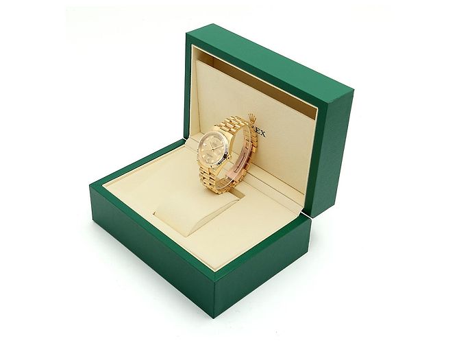 Rolex Orologio Datejust da uomo in oro con diamanti originali Giallo - vista 27
