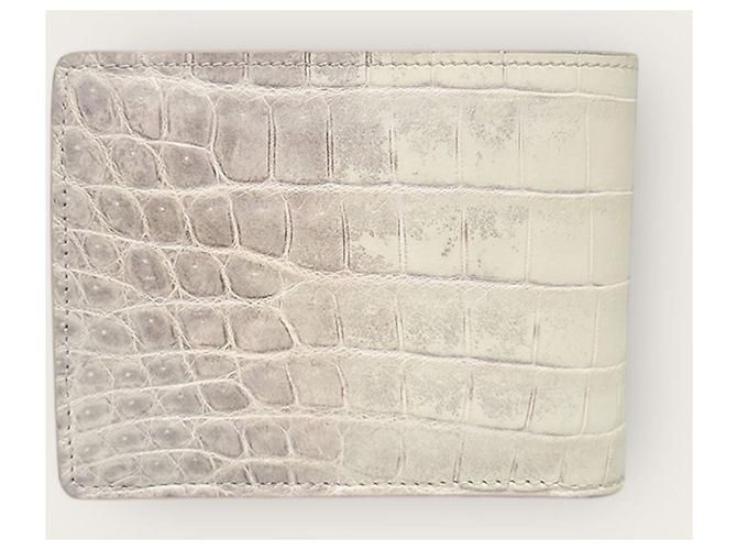 Louis Vuitton Exotic Alligator Multiple Wallet Compact Wallet White - view 5