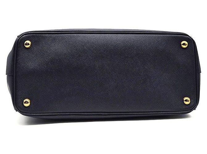 Prada Borsa Tote e Borsa a Spalla Saffiano Lux Blu - vista 7