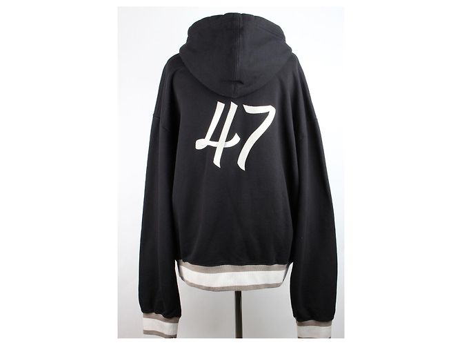 Dior Oversized Hoodie mit besticktem Logo Schwarz - Ansicht 2