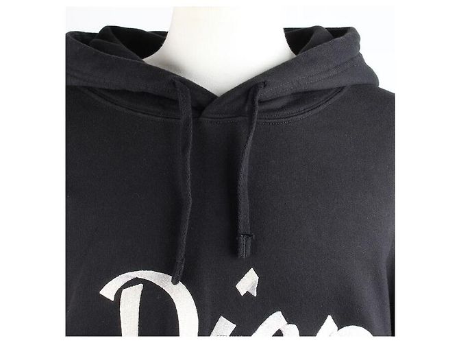 Dior Oversized Hoodie mit besticktem Logo Schwarz - Ansicht 5