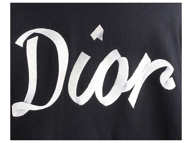 Dior Oversized Hoodie mit besticktem Logo Schwarz - Ansicht 6