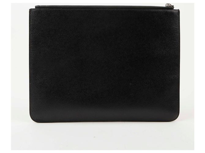 Givenchy Clutch Antigona grande in pelle nera Nero - vista 2