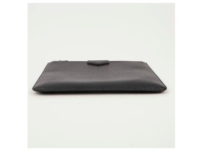 Givenchy Clutch Antigona grande in pelle nera Nero - vista 4