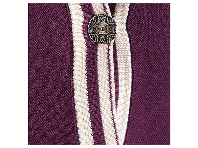 Hermès Malha de manga comprida Hermes Roxo - vista 4