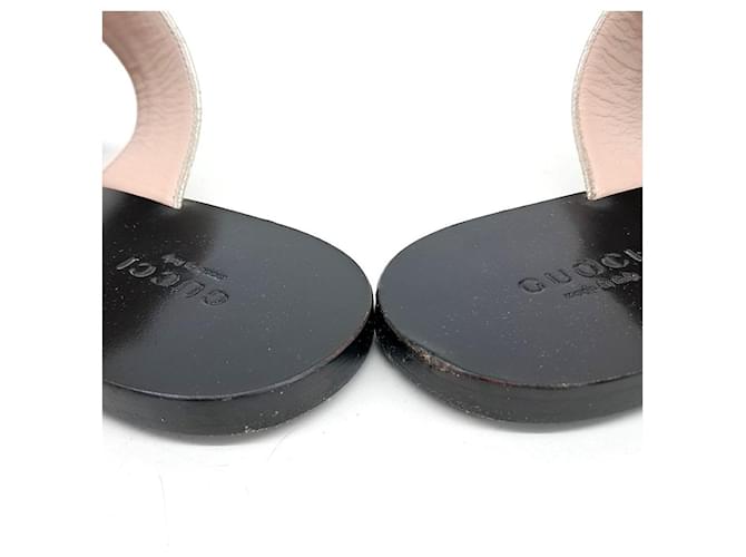 Ciabatte Gucci D'oro - vista 3