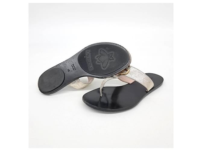 Ciabatte Gucci D'oro - vista 4