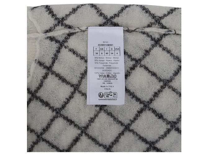 Dior Karo-Strick-Set aus Mohair-Alpaka-Mischung Größe Mehrfarben - Ansicht 9