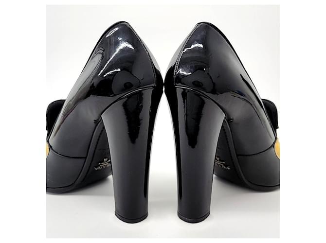 Prada Lackschuhe Schwarz - Ansicht 3