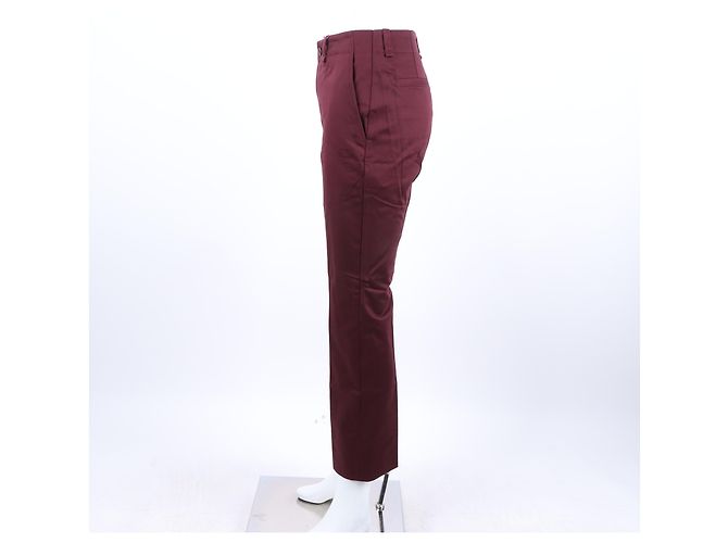 Saint Laurent Pantaloni Rosso - vista 2