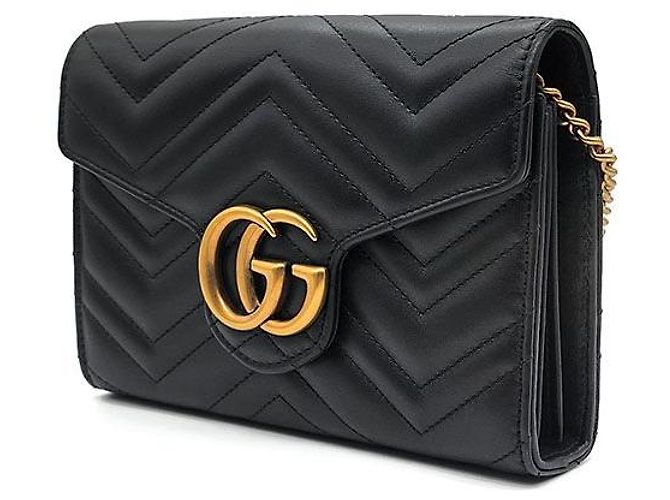 Gucci Borsa a tracolla Marmont Matelassé Nero - vista 2