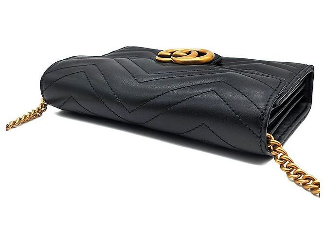 Gucci Borsa a tracolla Marmont Matelassé Nero - vista 6
