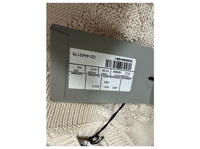 Balenciaga Oversized-Strickware mit Logo-Muster (Oversized Fit für Damen) Braun - Ansicht 8