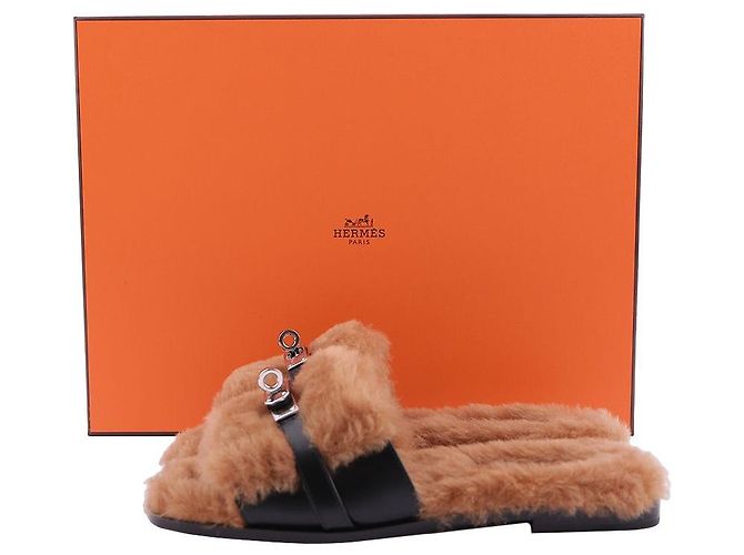 Kelly Hermès Sandali Julia da donna Marrone - vista 2