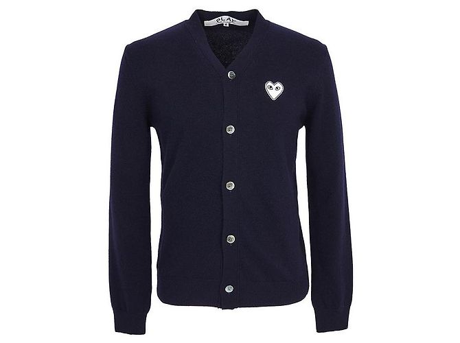 Comme Des Garcons Cardigan White Patch AX (Unisex) Schwarz - Ansicht 2