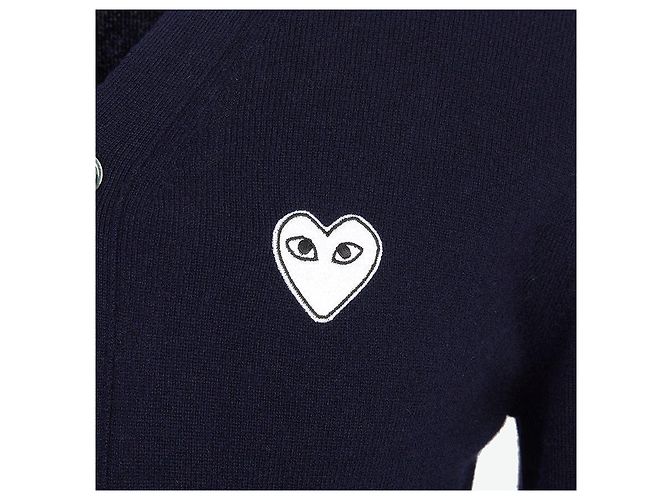 Comme Des Garcons Cardigan White Patch AX (Unisex) Schwarz - Ansicht 5