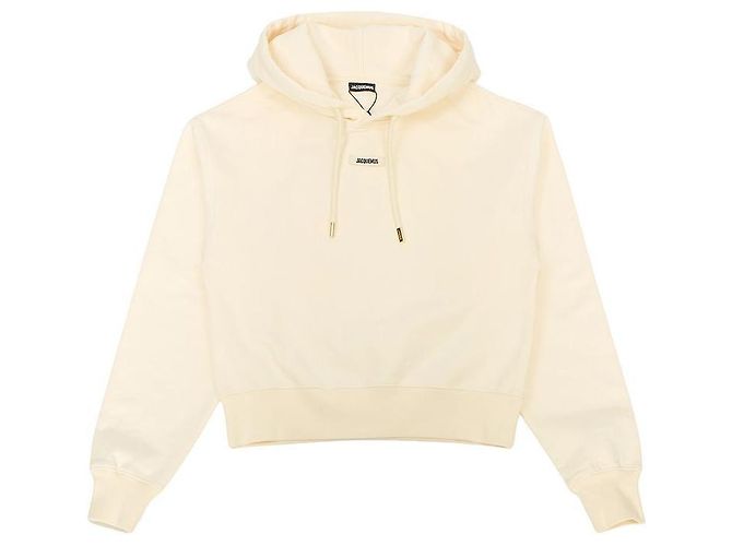 Jacquemus Sudadera con capucha de forro polar para mujer Blanco - vista 2