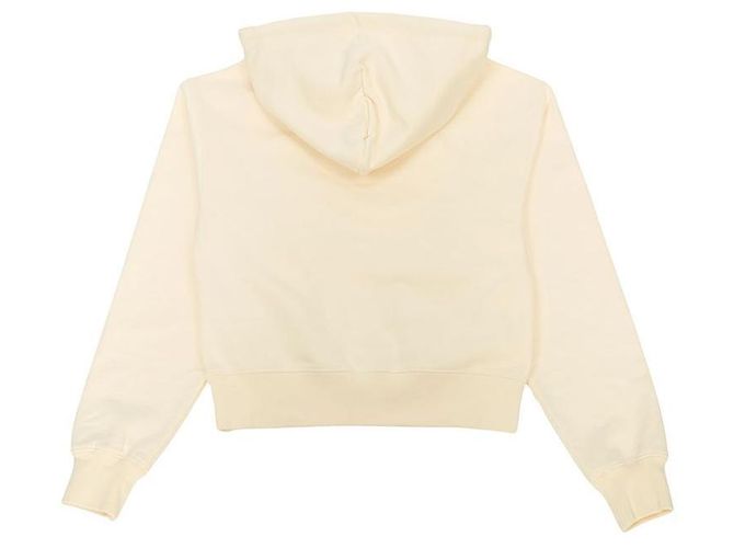 Jacquemus Sudadera con capucha de forro polar para mujer Blanco - vista 3