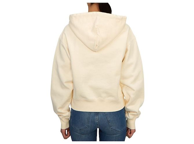 Jacquemus Sudadera con capucha de forro polar para mujer Blanco - vista 6