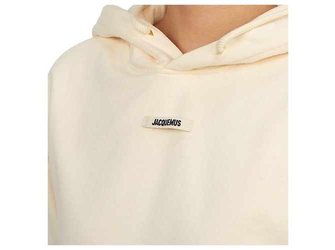 Jacquemus Sudadera con capucha de forro polar para mujer Blanco - vista 9